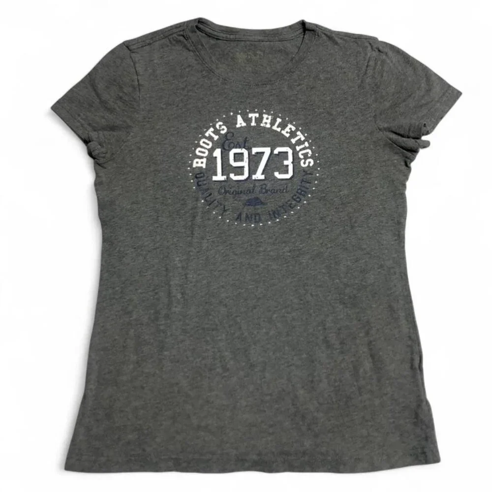 00s Roots Grey Rhinestone Tee - Picture 2 of 6